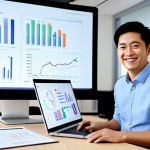 Business Plan Visualization**

"A brightly lit, modern co-working space. A Japanese entrepreneur, dressed in appropriate business casual attire, sits at a clean desk, smiling confidently. Laptop displays a detailed business plan with charts and graphs. Background: a whiteboard with strategic planning notes. Keywords: 'safe for work,' 'professional,' 'fully clothed,' 'perfect anatomy,' 'natural pose,' 'high-quality rendering,' 'market analysis,' 'financial projections,' 'appropriate content.'"

**