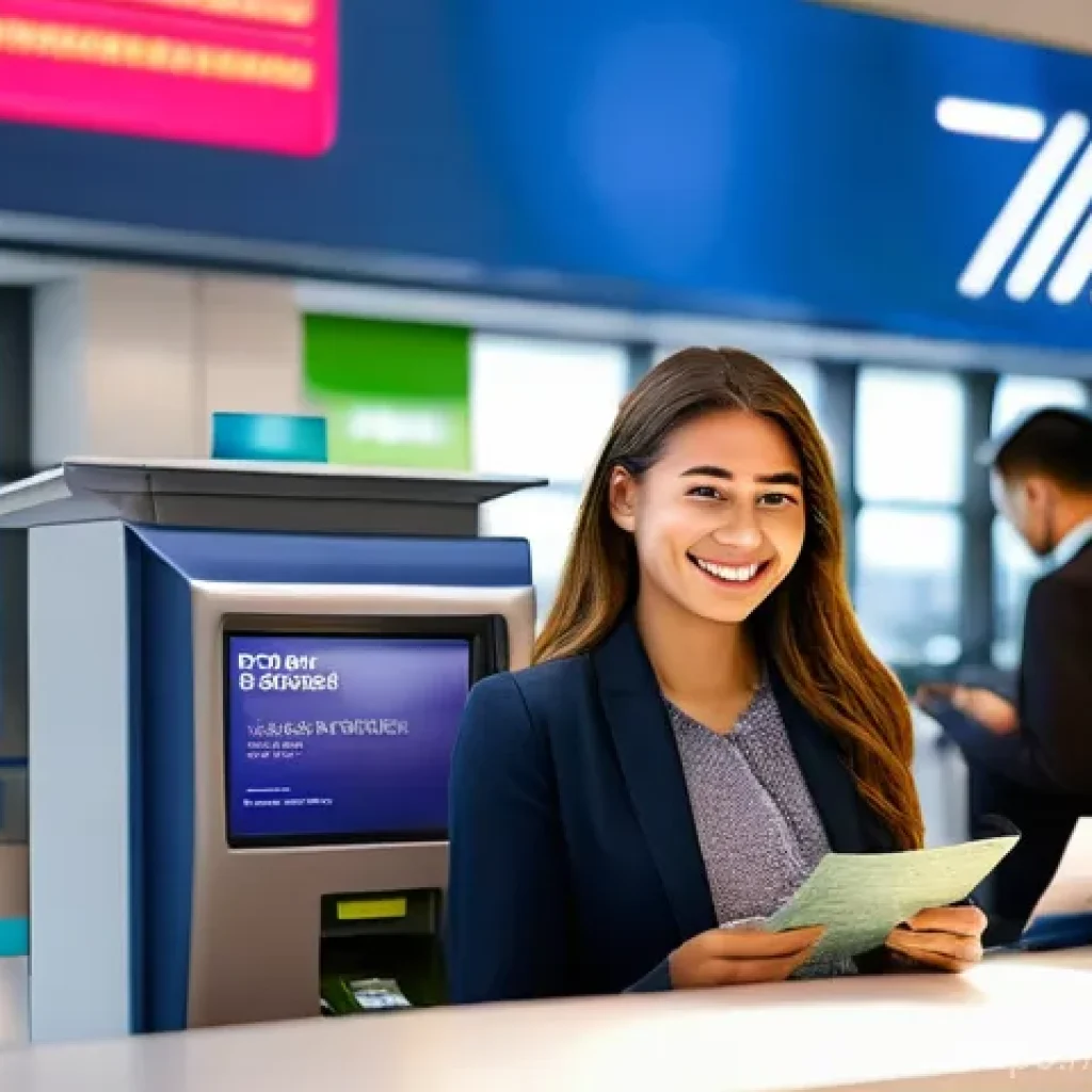 독일에서 명품 브랜드 쇼핑 - **Prompt:** A young woman, impeccably dressed in stylish yet comfortable travel attire, stands at a ...