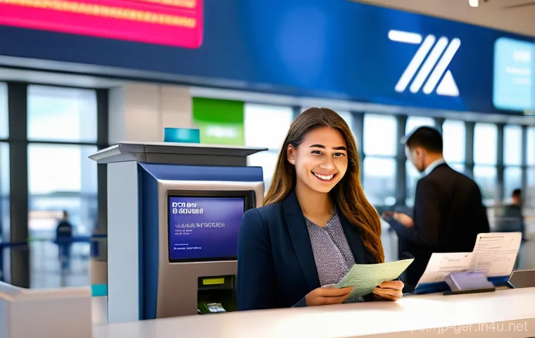 독일에서 명품 브랜드 쇼핑 - **Prompt:** A young woman, impeccably dressed in stylish yet comfortable travel attire, stands at a ...