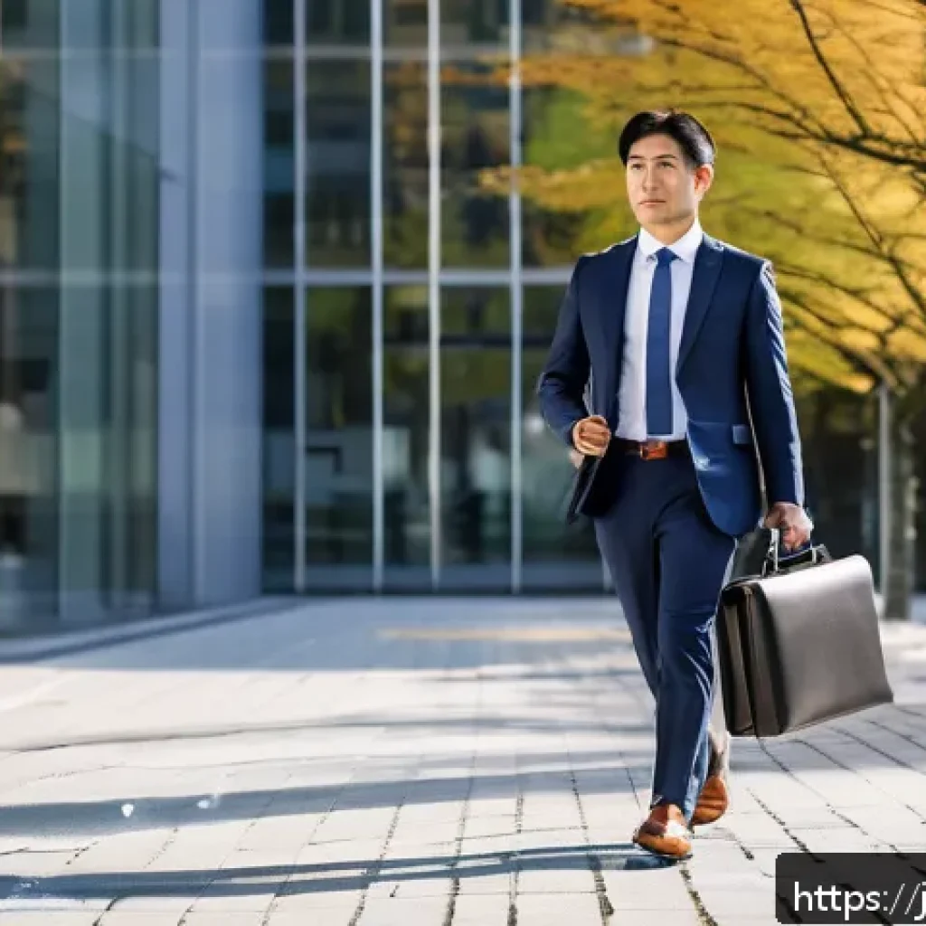독일에서 비즈니스 미팅 에티켓 - A professional Japanese businessman arriving precisely 10 minutes early for a meeting in Germany, we...